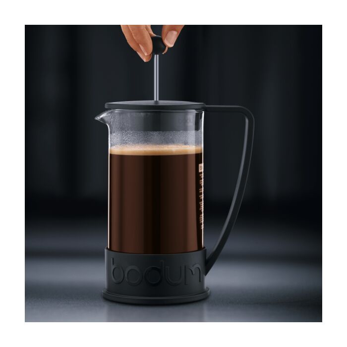BODUM BRAZIL FRENCH PRESS COFFEE MAKER, 3 CUP, 0.35 L, 12 OZ - BLACK