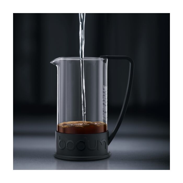 BODUM BRAZIL FRENCH PRESS COFFEE MAKER, 3 CUP, 0.35 L, 12 OZ - BLACK